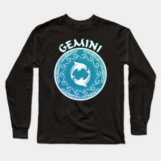 Gemini Dolphins Long Sleeve T-Shirt